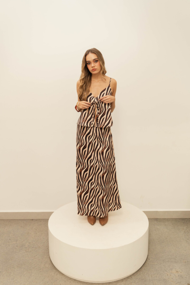 FALDA ASIA AUNTUMN ZEBRA FALDA ASIA AUNTUMN ZEBRA