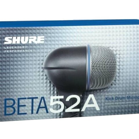 Shure Beta 52a Micrófono Dinámico Para Bombo O Bajo Shure Beta 52a Micrófono Dinámico Para Bombo O Bajo