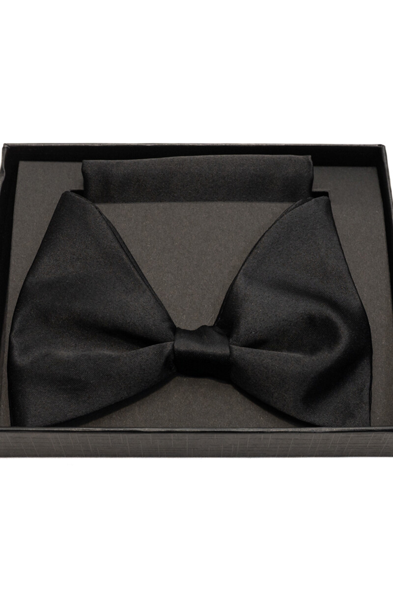 MOÑA CON PAÑUELO SATIN BLACK