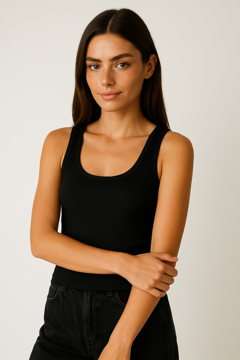 Musculosa Malaisa - Negro 