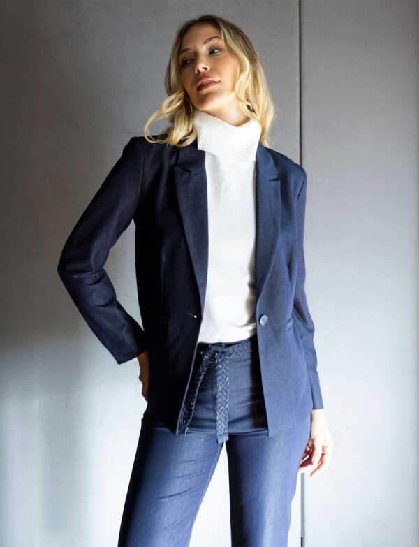 Blazer Denim JEAN OSCURO