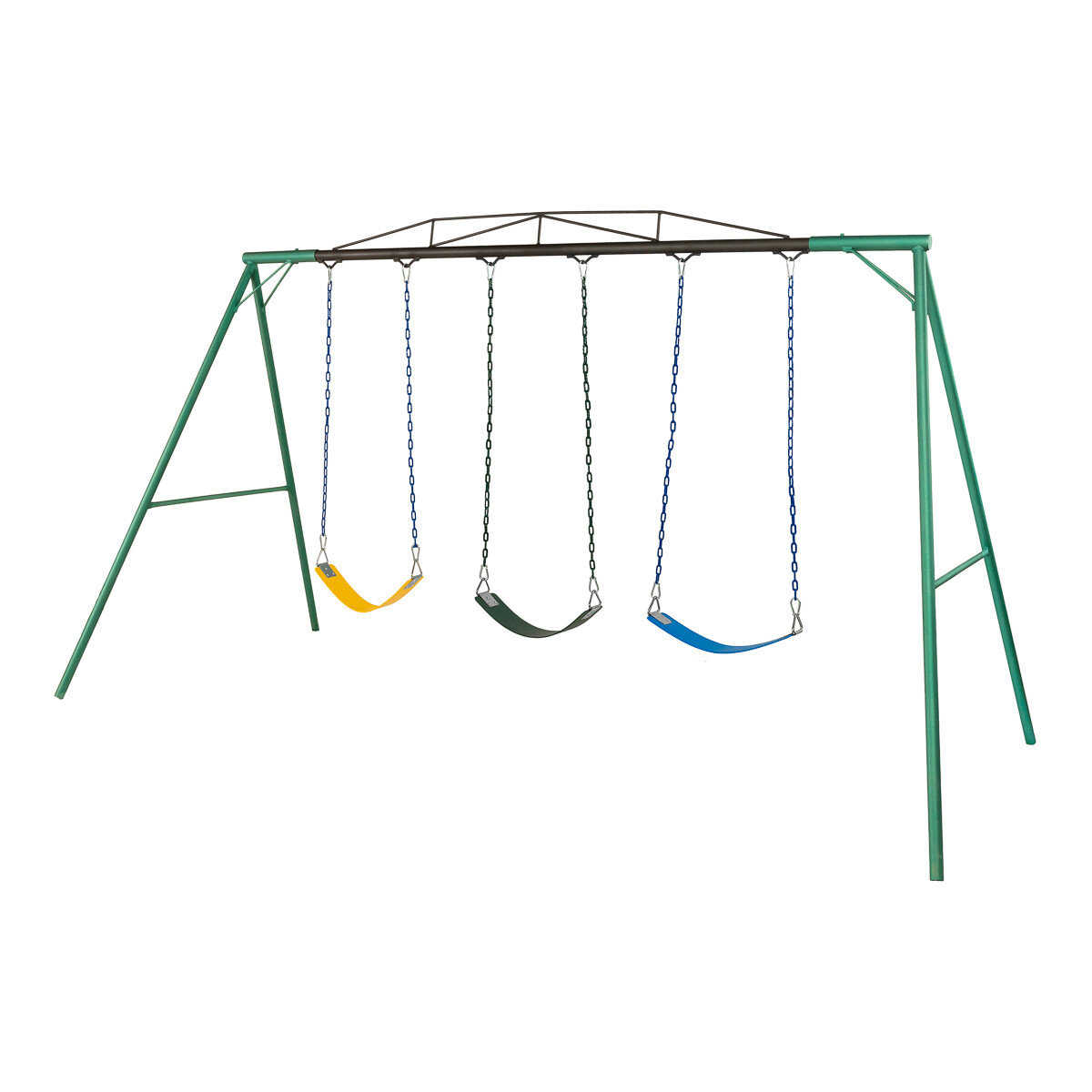 Hamaca de Plaza con 3 hamacas de cincha, altura 1,80 mts 