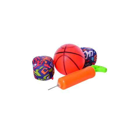 Juego de Básquet para Piscina Aro + Pelota Water Game Azul