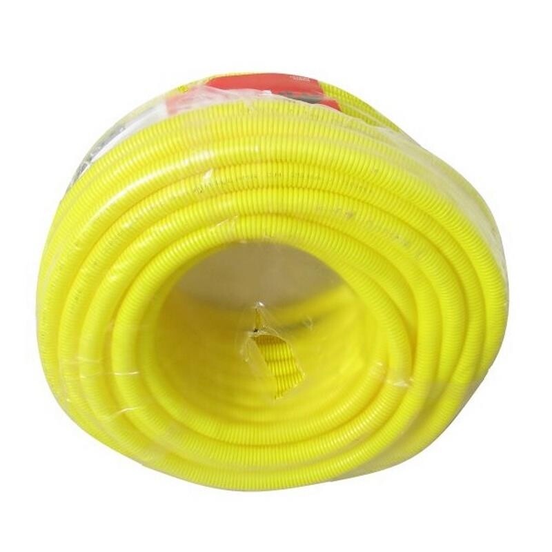 CAÑO CORRUGADO ANTILLAMA 25 MM 50MTS. AMARILLO TITAN CAÑO CORRUGADO ANTILLAMA 25 MM 50MTS. AMARILLO TITAN