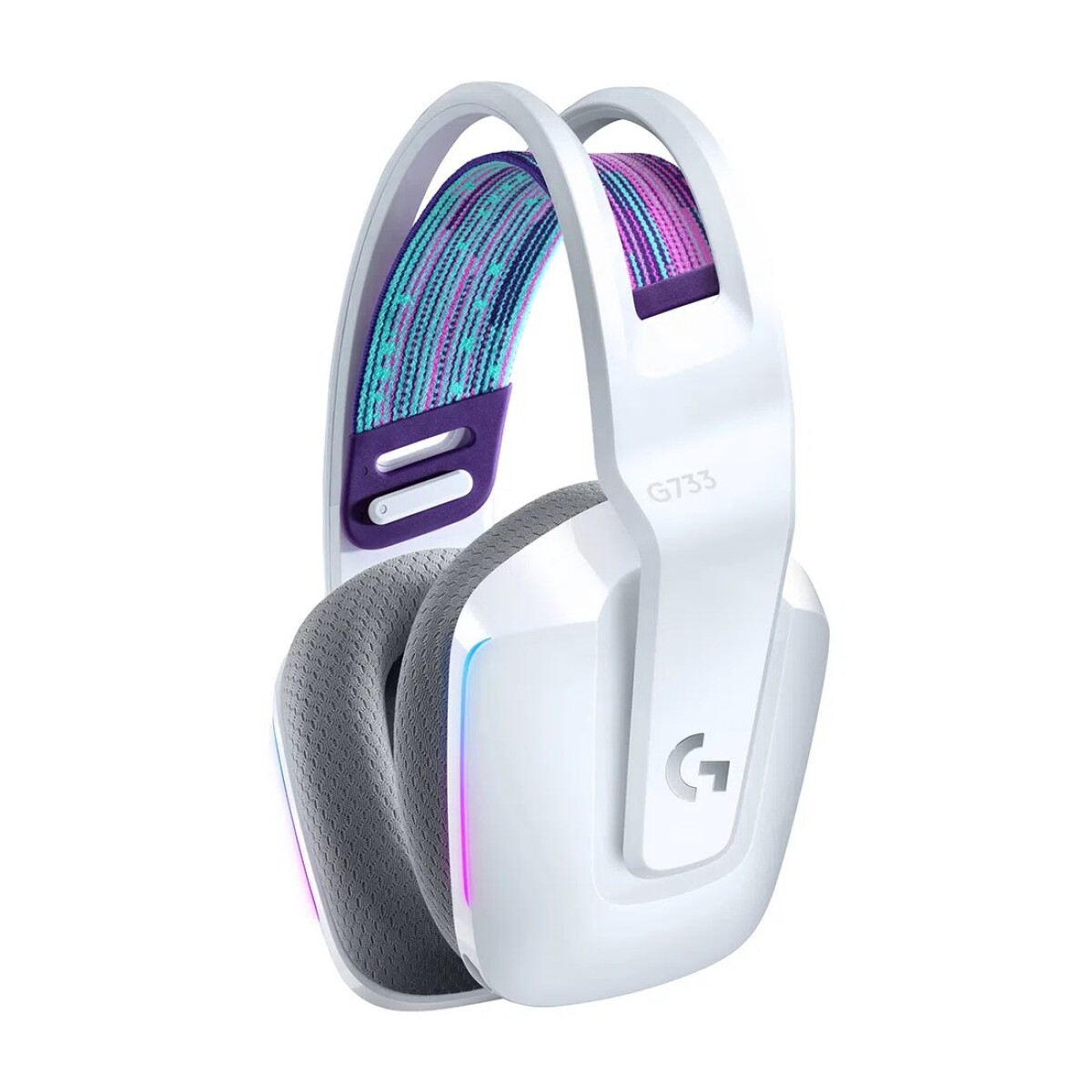 AURICULARES LOGITECH G733 GAMING HEADSET INALÁMBRICOS RGB White