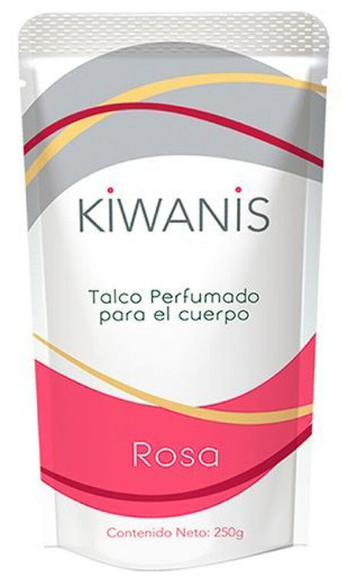 TALCO PERFUMADO ROSA REPUESTO KIWANIS 250 GRS 