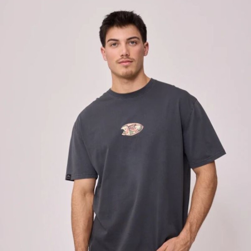 Remera MUNKE Rusty Gris