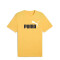 Remera de Hombre Puma Logo Tee Amarillo