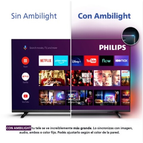 TV Philips 70" Google TV Ambilight 4K UHD Tv Philips 70" Google Tv Ambilight 4k Uhd