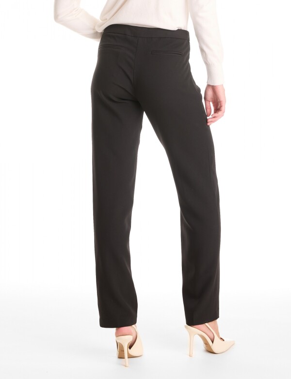 Pantalon Pull On Zip NEGRO