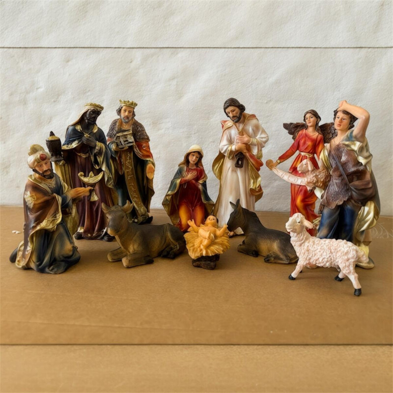 Pesebre Santa Navidad 11 piezas Pesebre Santa Navidad 11 piezas