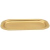 BANDEJA DORADA 35X15CM Unica