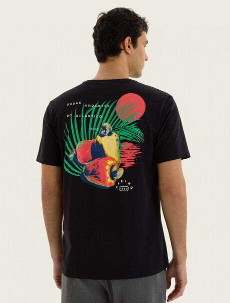 CAMISETA ESTAMPADA DE MANGA CORTA BEIGE