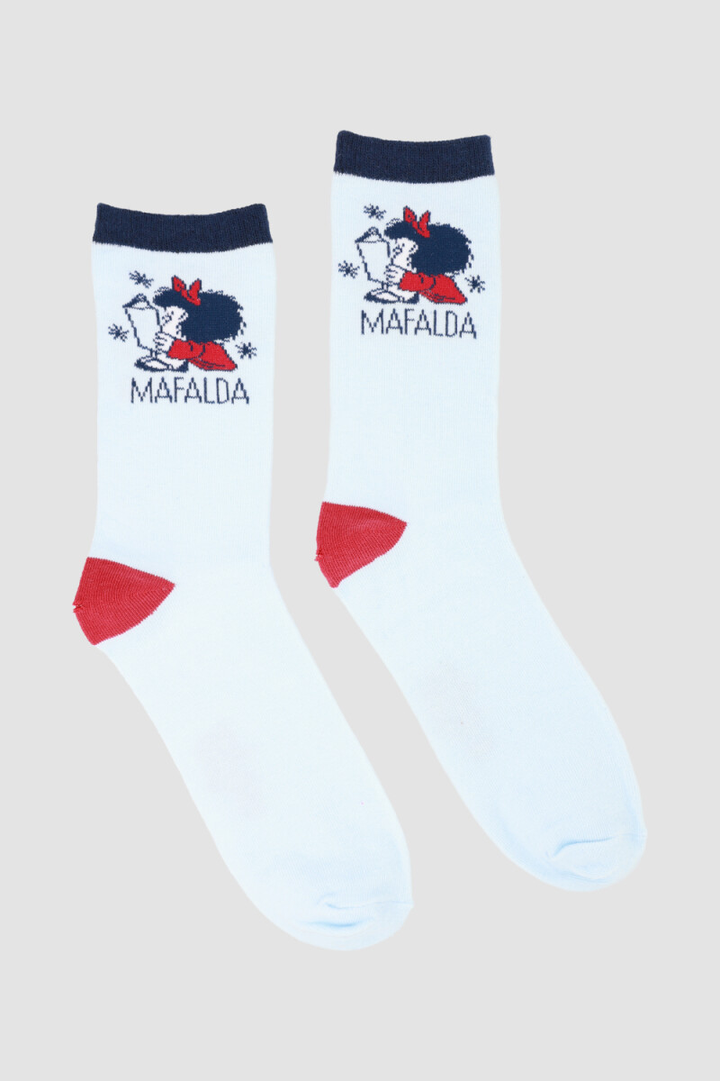 Medias individuales dama media caña mafalda - Variante 26 