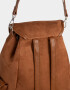 Mochilas Urbanas Mochila Solapa Suede - Marron Camel