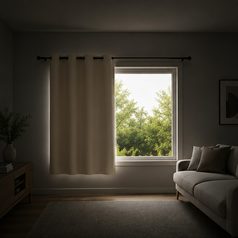 Paño cortina blackout 1,35m x 1,70m BEIGE