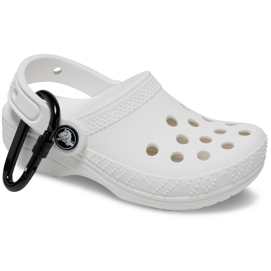Cartuchera Classic Clog Pouch Bag Charm Unisex White