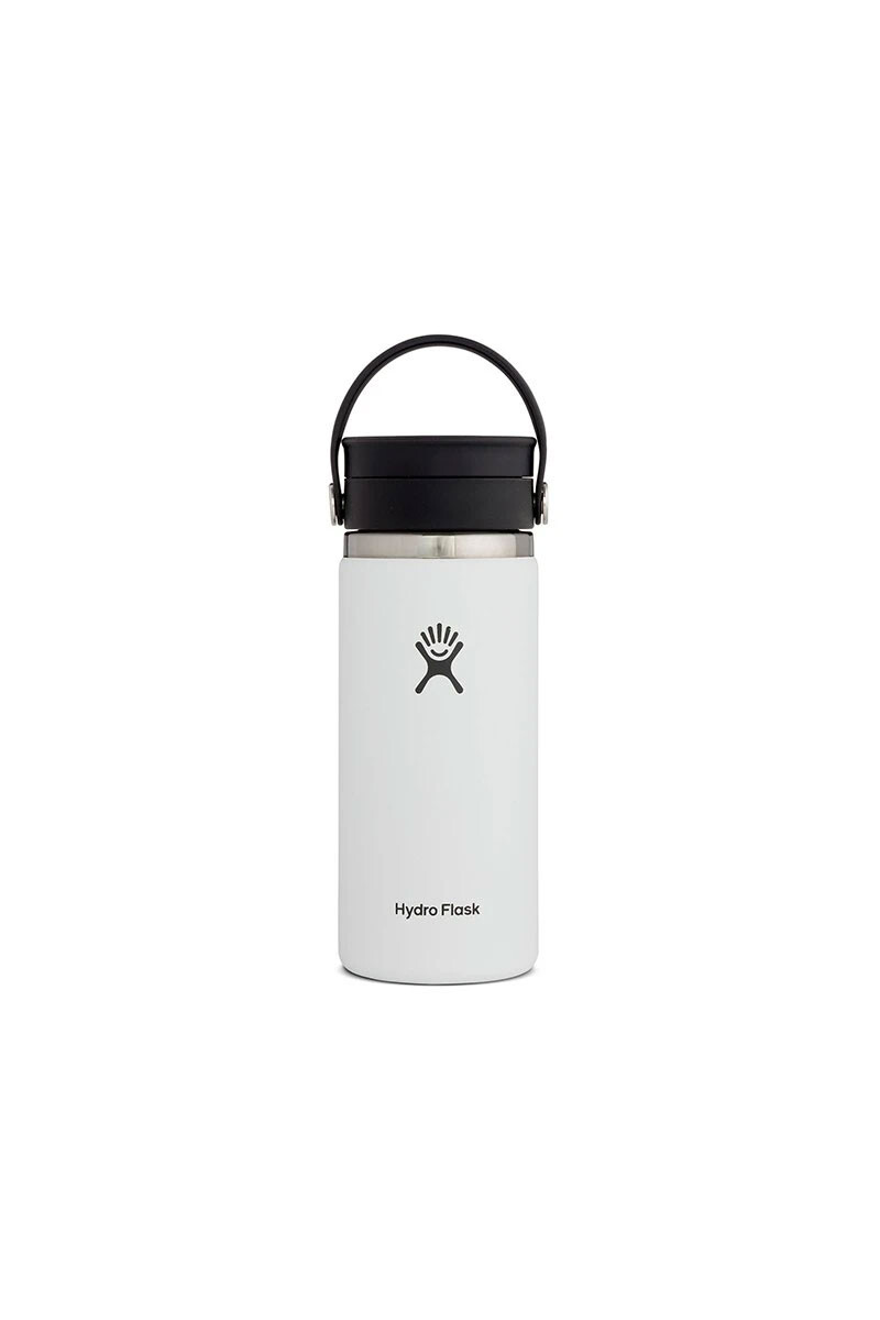 Wide Mouth With Flex Sip Lid 16 Oz. White