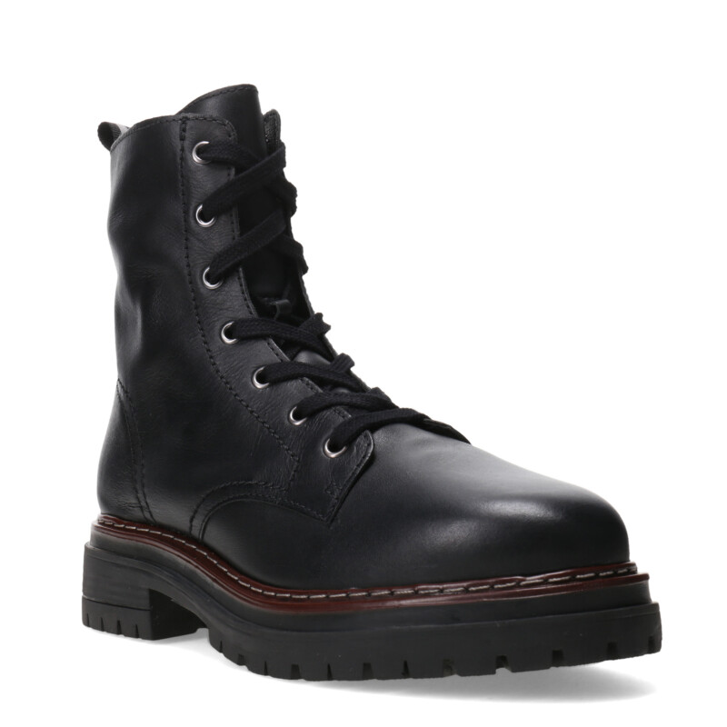 Bota de Mujer Bottero borcego acordonado 350921 Negro