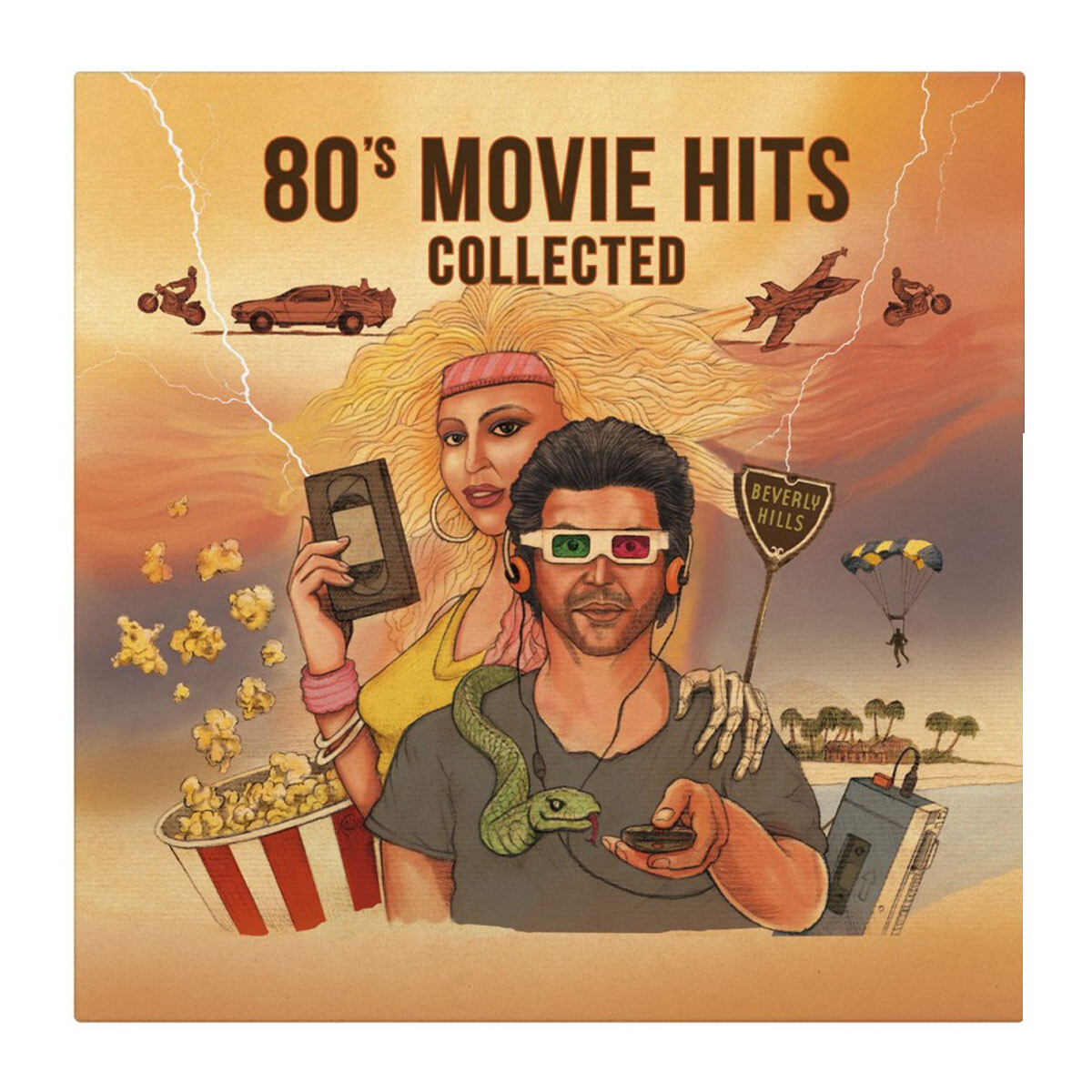 80's Movie Hits Collected / Various - Lp 
