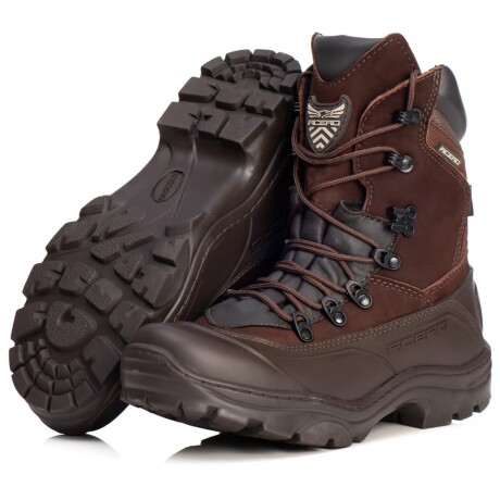 Bota táctica TIGER PRO - Cuero legítimo Café