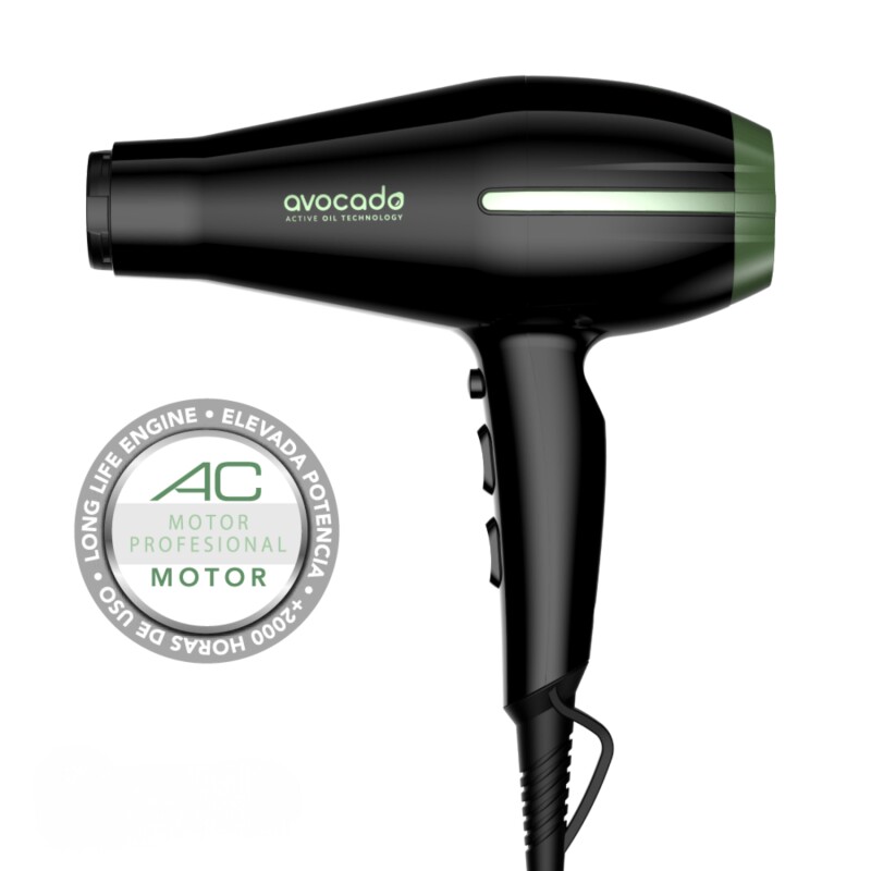 Secador Gama Avocado + boquilla y difusor motor AC 2200W Secador Gama Avocado + boquilla y difusor motor AC 2200W