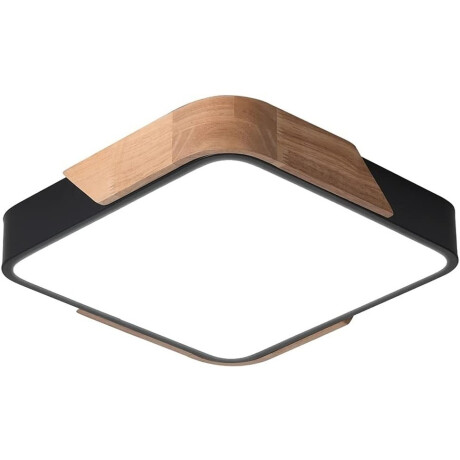 Luminaria Plafon Led 30 X 30cm Metal Y Madera Varios Colores Luminaria Plafon Led 30 X 30cm Metal Y Madera Varios Colores