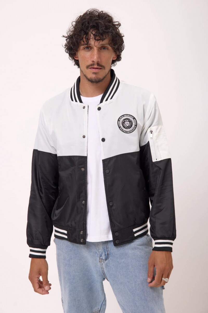 Bomber dos Colores Blanco