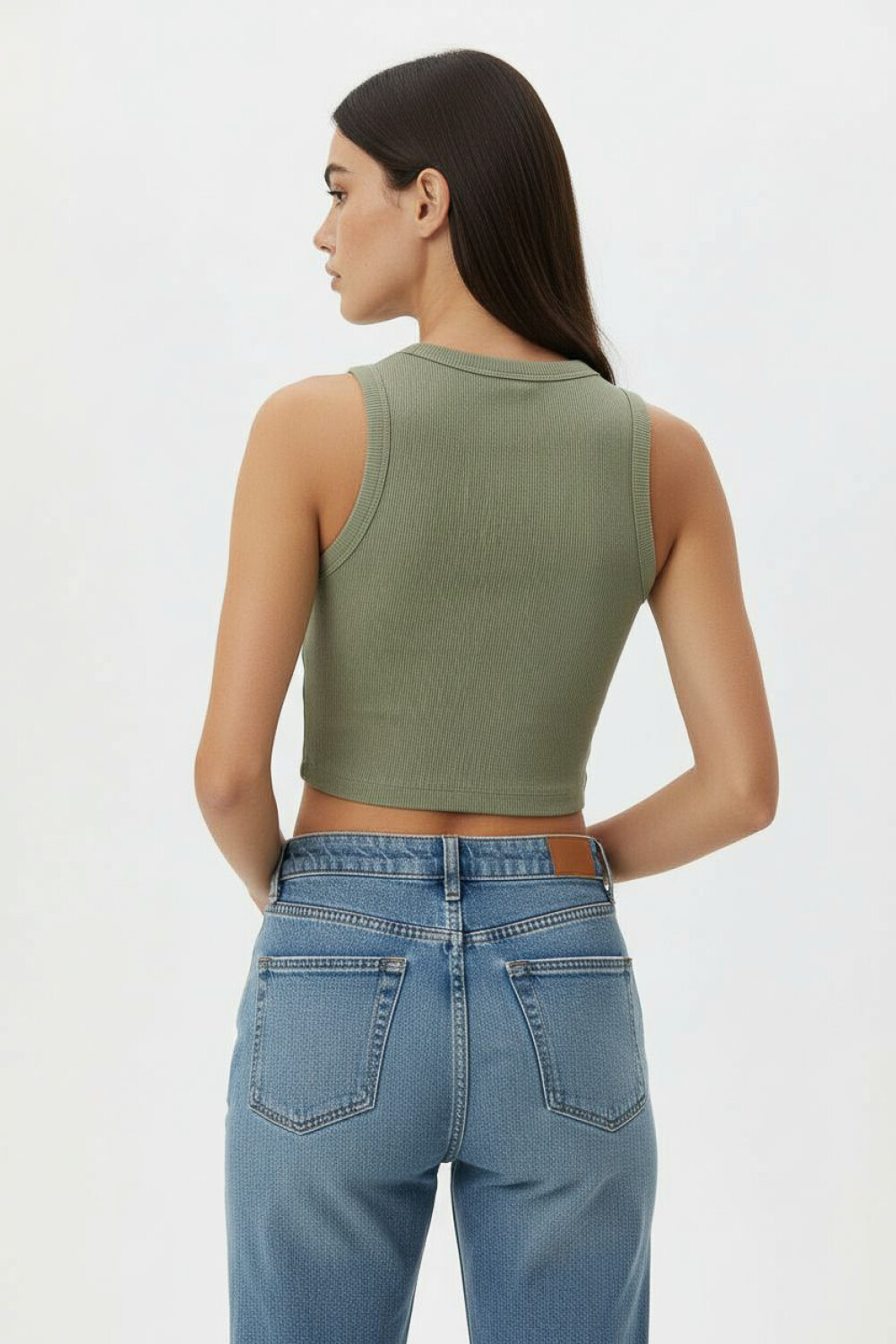 Musculosa Bilto Verde Grisaceo