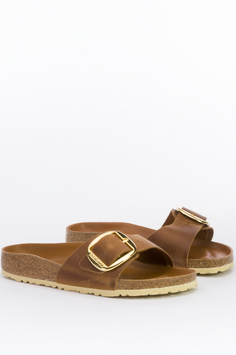 MADRID BIG BUCKLE FL COGNAC HE Cognac