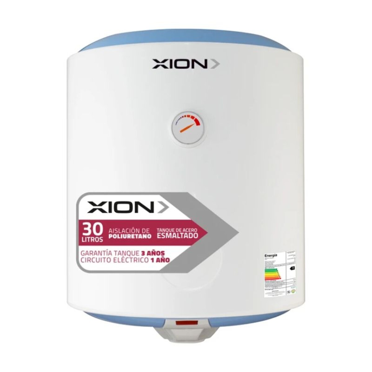 TERMOTANQUE ACERO 30 Lts. XION 