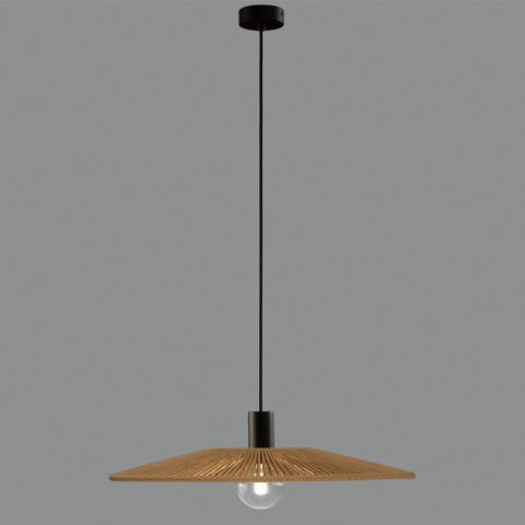 Colgante E27 agregar pant. ratán BA0250 ó BA0256 BA0252