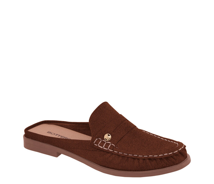 Zuecos de Mujer Bottero Mocasin Marrón Café