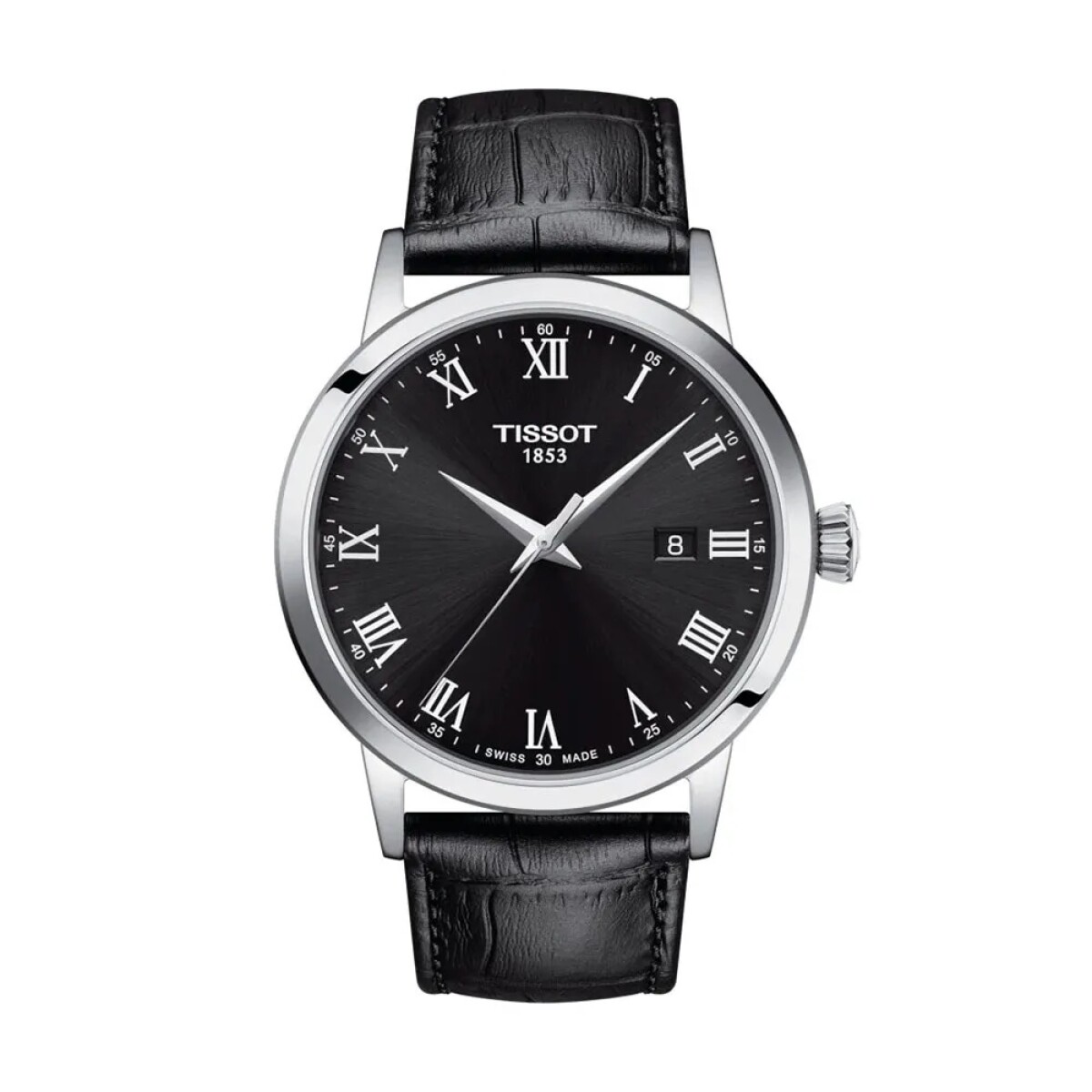 Reloj Tissot Classic Dream Para Hombre De Cuero Negro T1294101605300 