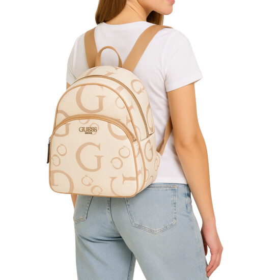 Mochila Guess Holeman Mediana Khaki 0