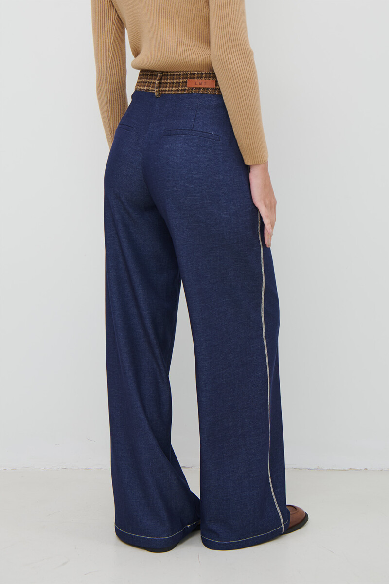 PANTALON GLEN AZUL MARRO