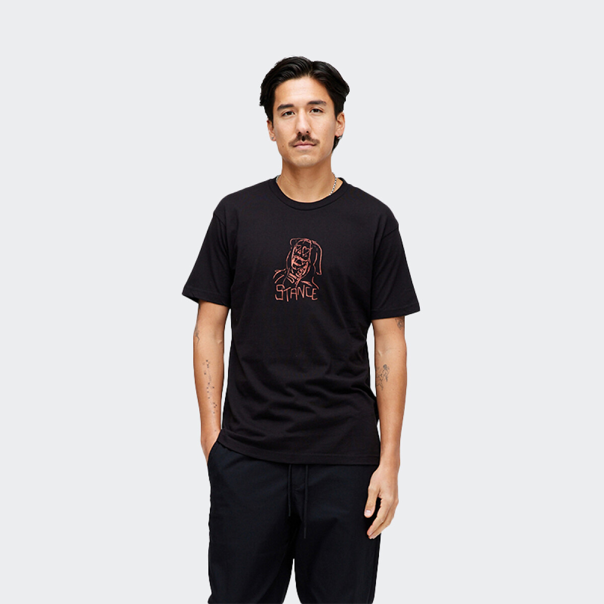 Remera Stance Burn For You - Negro 