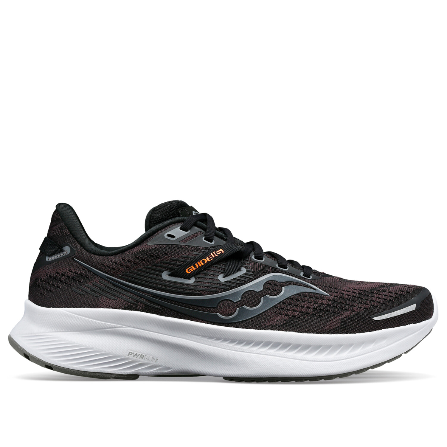 Championes Saucony de hombre GUIDE 16 S2081005 BLACK WHITE Sportmarket