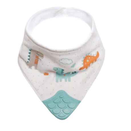 Bandana babero toalla con mordillo Magic dino
