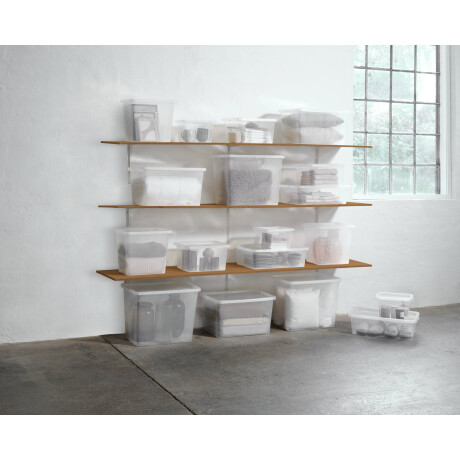 Caja BASIC BOX 31L con tapa Transparente