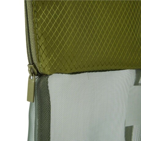 Cartuchera Estuche c/Malla Diseño Vertical Lápices Lapiceras Verde