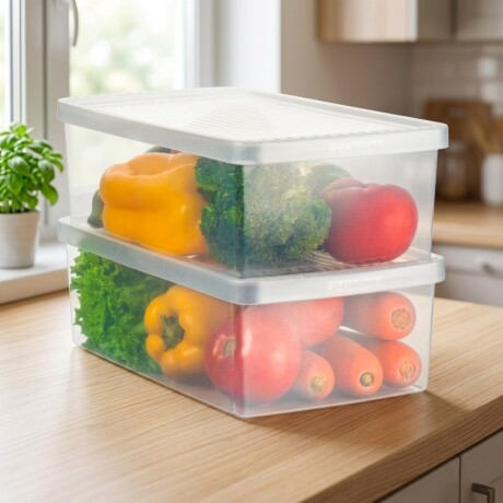 Set x2 Caja G 10,3 lts TRANSPARENTE