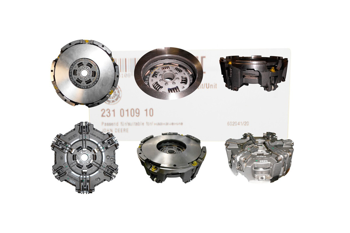 Placa Embrague Doble John Deere - Tractor 6110 - 6603 50-25 Ø310 Placa Embrague Doble John Deere - Tractor 6110 - 6603 50-25 Ø310