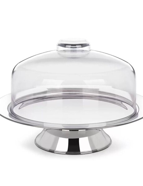 PLATO TORTA AC INOX C/CUPULA Y PEDESTAL LYON D35CM PLATO TORTA AC INOX C/CUPULA Y PEDESTAL LYON D35CM