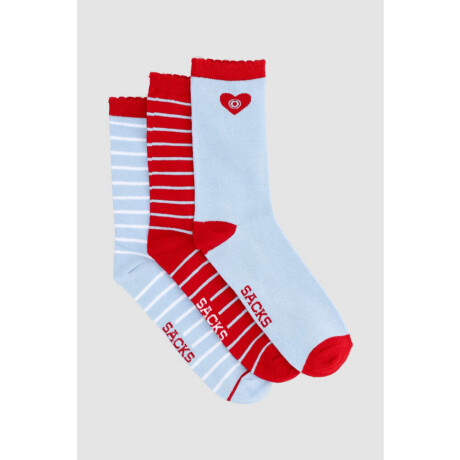 Pack de 3 medias con diseños variados Variante 40