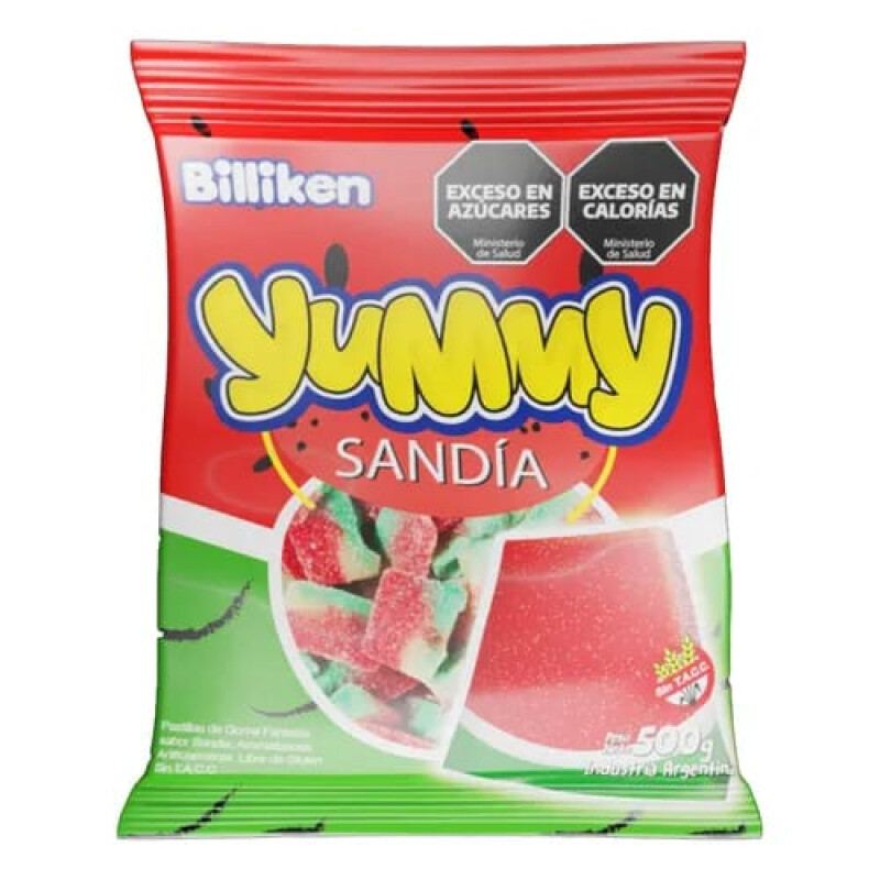 Golosinas Yummy 500g Sandias Acidas