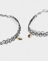 Chokers Tattoo Set De Chokers Con Dijes - Combinacion Bicolor