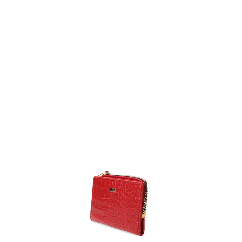 Monedero Miss Carol ARBOU con textura Rojo