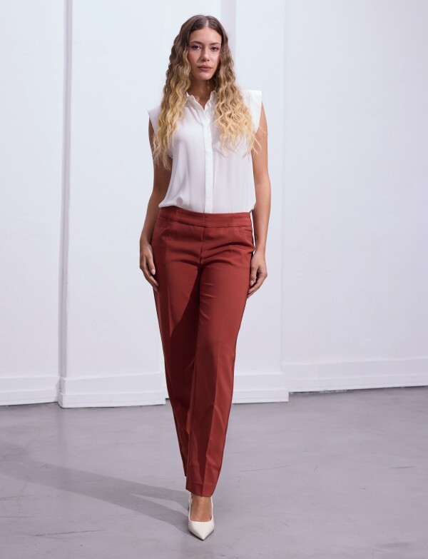 Pantalon Pull On TERRACOTA