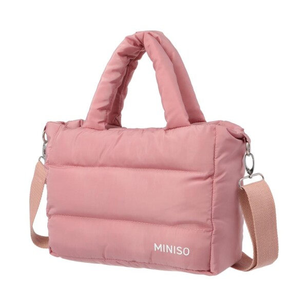 Cartera puffer rosa